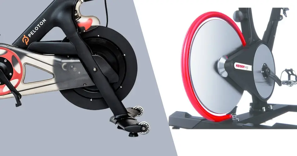 Difference Between Keiser M3i and Peloton Flywheels