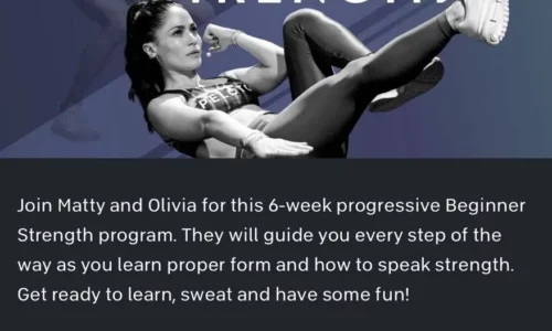 Peloton Beginner Strength Program with Olivia and Matty: Schedule, Class List