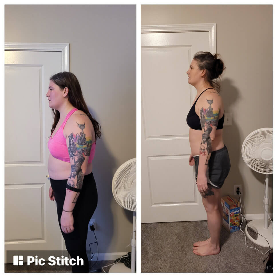 Orangetheory transformation challenge before and after Kristi Jordan picture 1