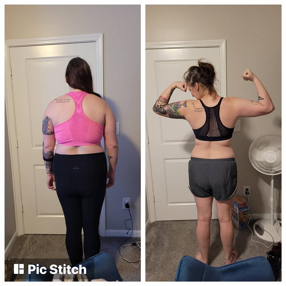 Orangetheory transformation challenge before and after Kristi Jordan picture 2
