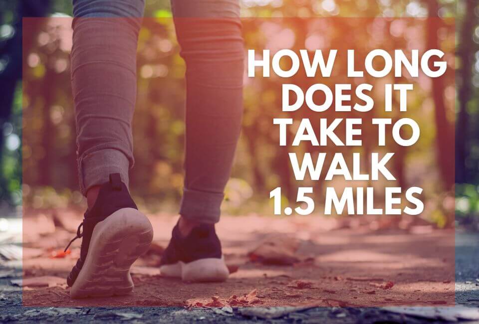 How Long Does It Take To Walk 1 5 Miles By Age And Gender 
