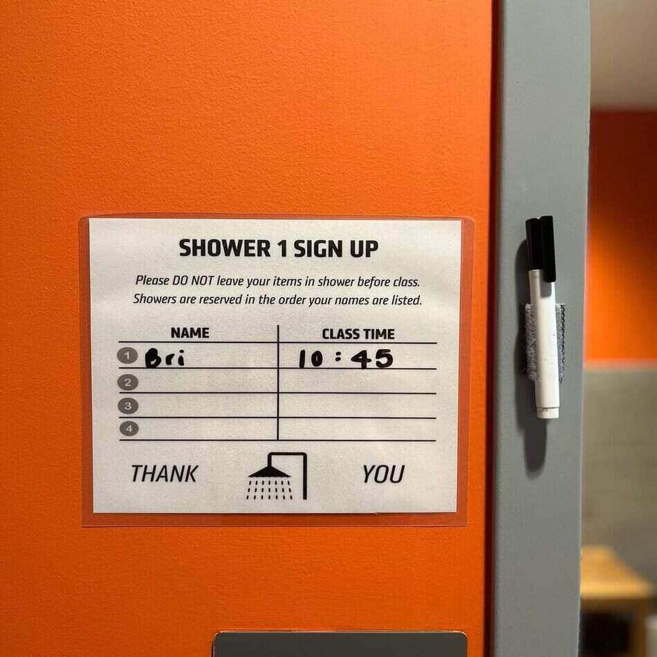 Is Sign-Up Needed to Take an Orangetheory Shower