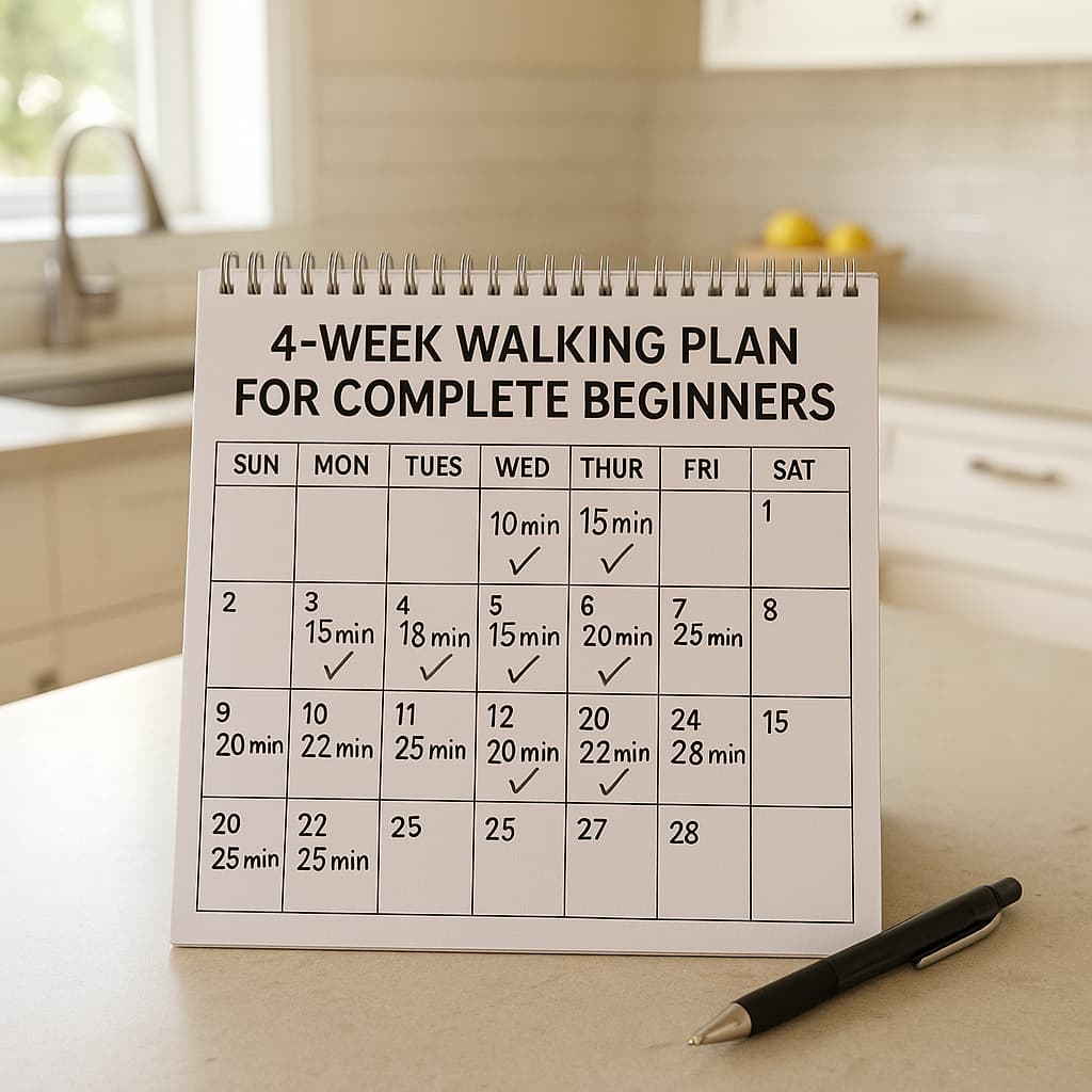 4-Week Walking Plan for Complete Beginners