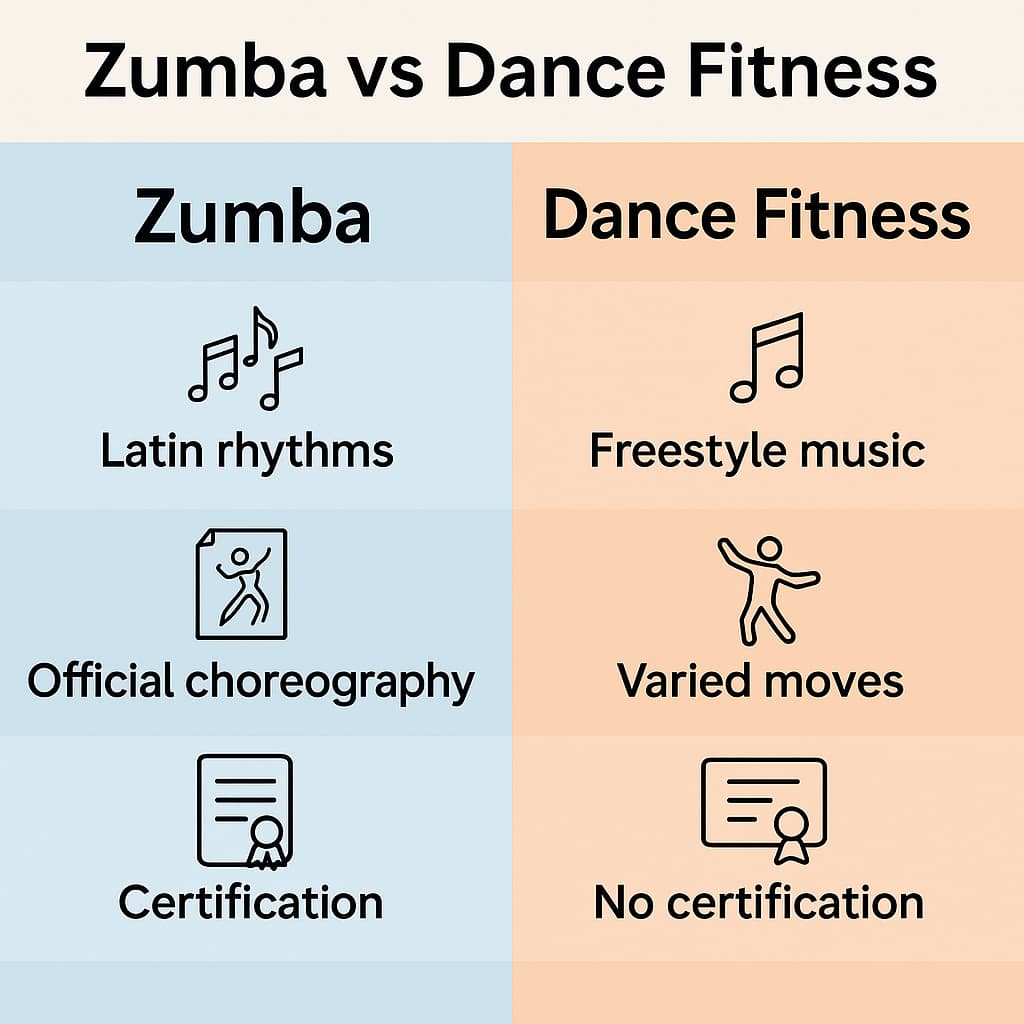 What Is The Difference Between Zumba And Dance Fitness