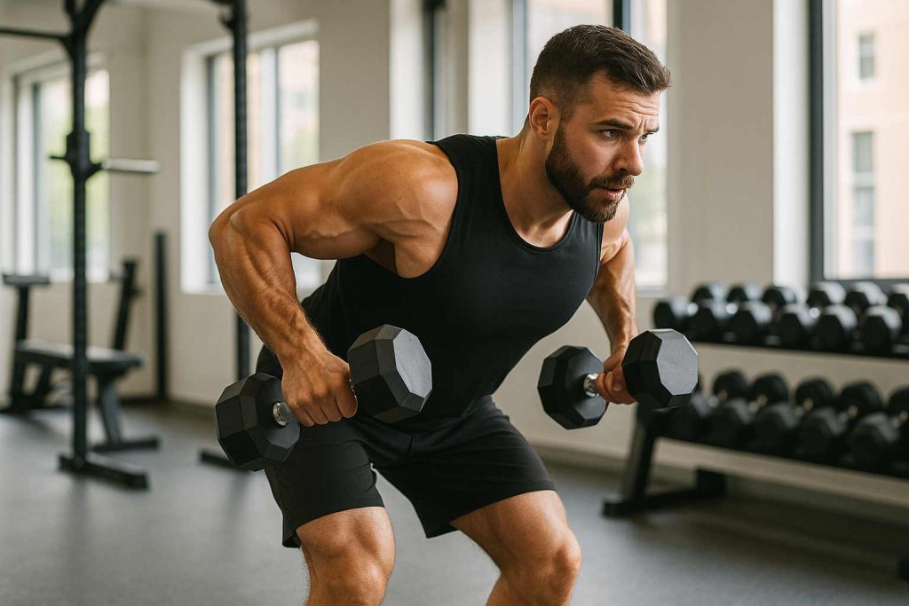 Dumbbell Bent-Over Row (Dual Arm)