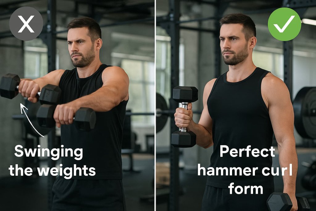 How to Do Hammer Curls Step-by-Step Form