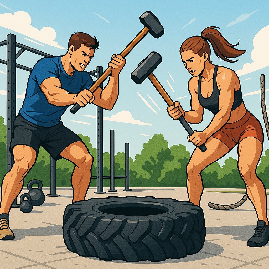 Is Hitting a Tire with a Sledgehammer a Good Workout Fitness Pros Say
