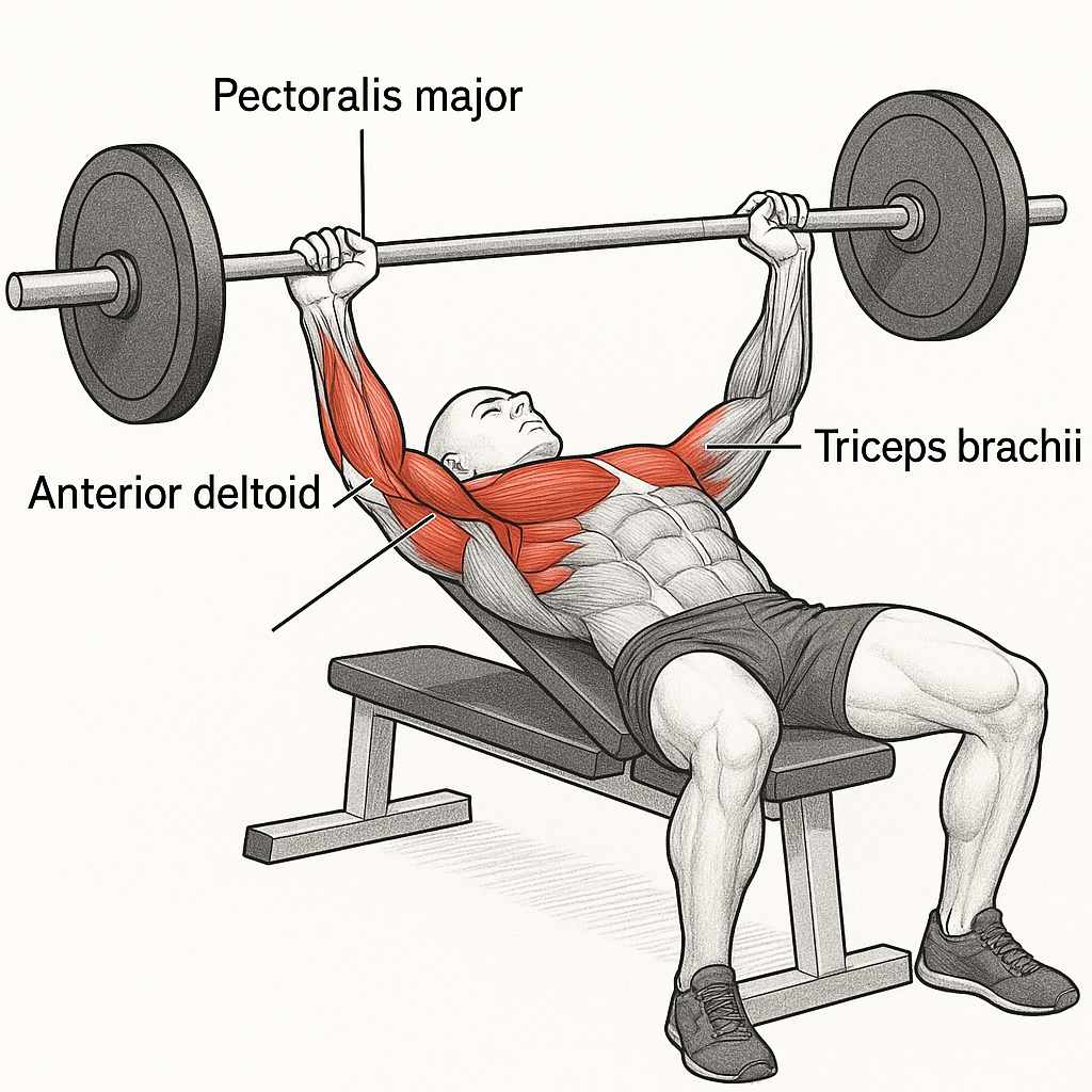 Muscles Worked by Wide Grip Bench Press