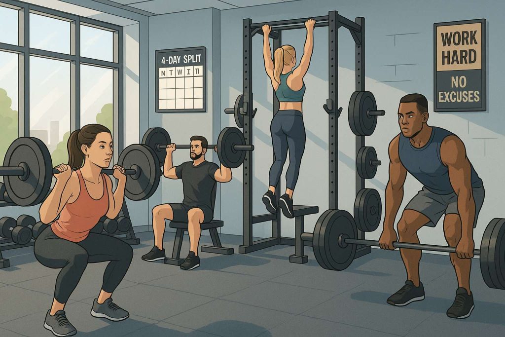 Ultimate 4 Day Workout Plan for Muscle Gain Build Strength and Size Fast