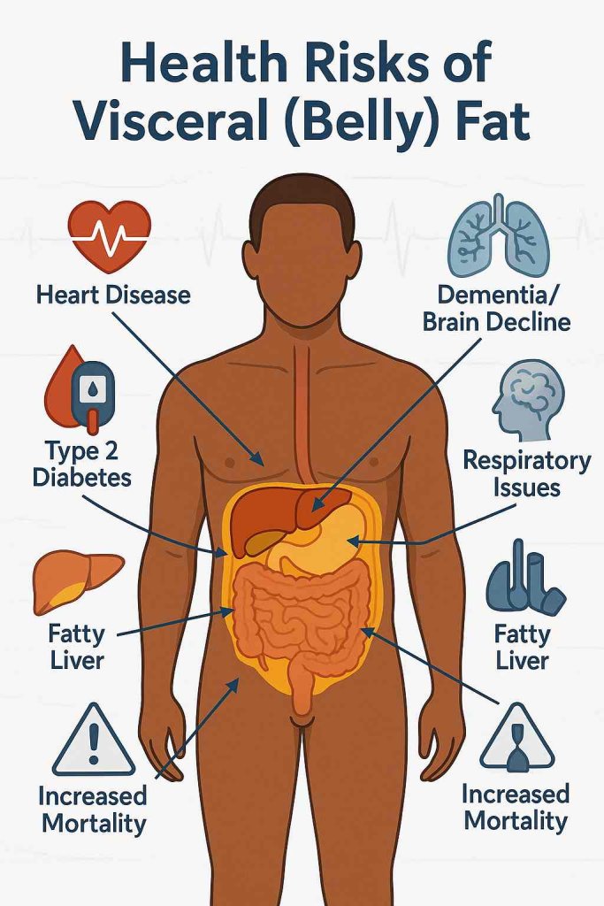 Why Losing Belly Fat Matters: Health Risks of Visceral Fat