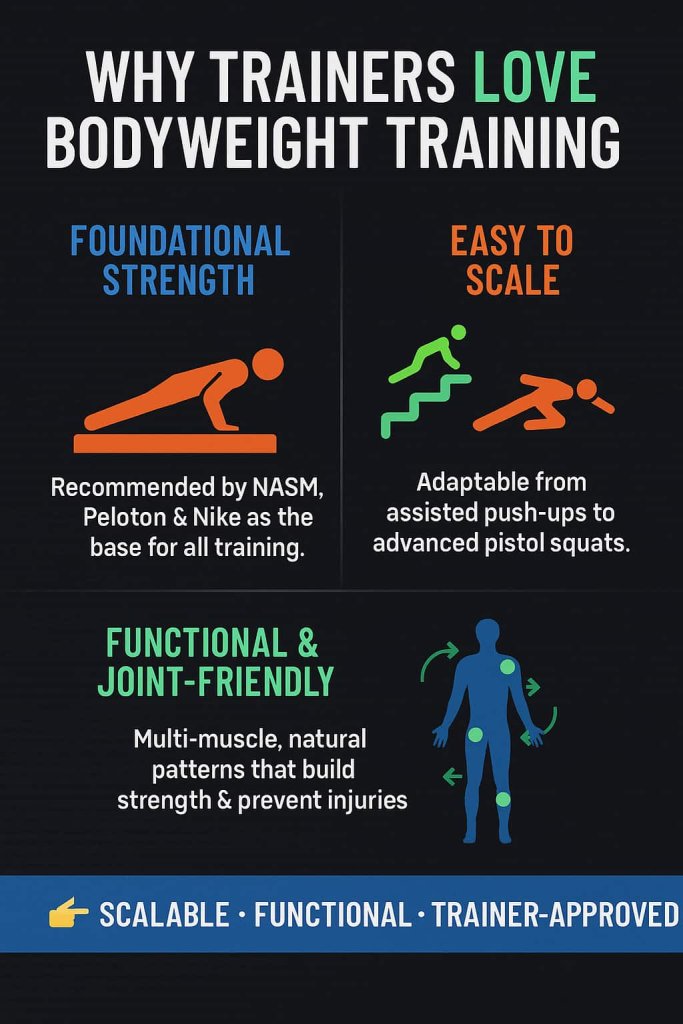 Why Trainers Love It Bodyweight Training