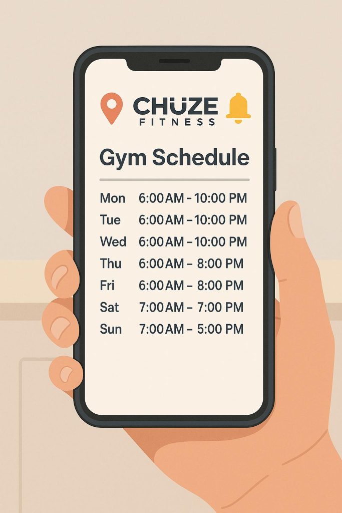 chuze fitness holiday hours