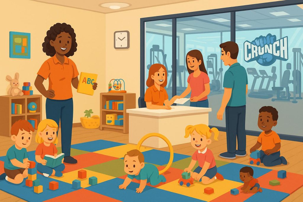 crunch fitness child care