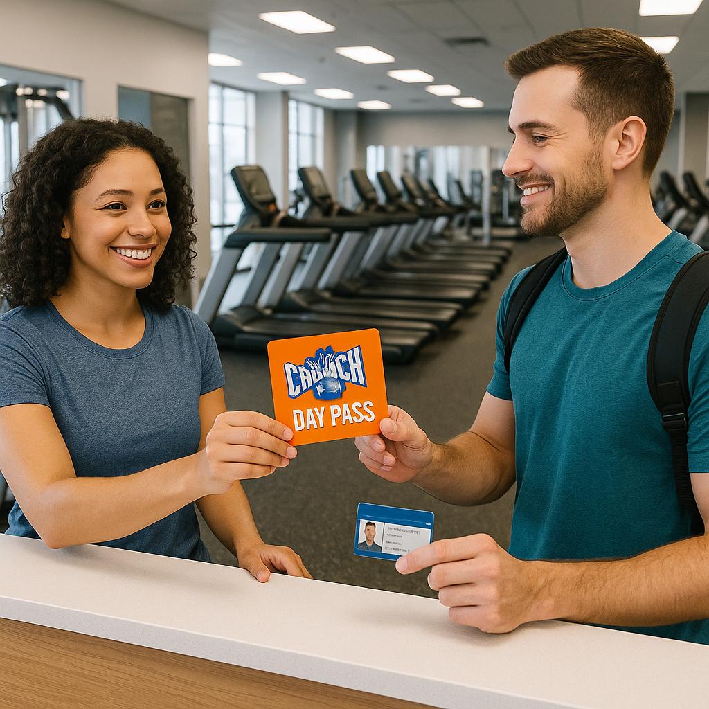 crunch fitness day pass