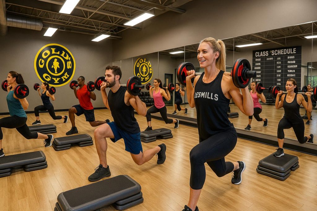 gold's gym class schedule