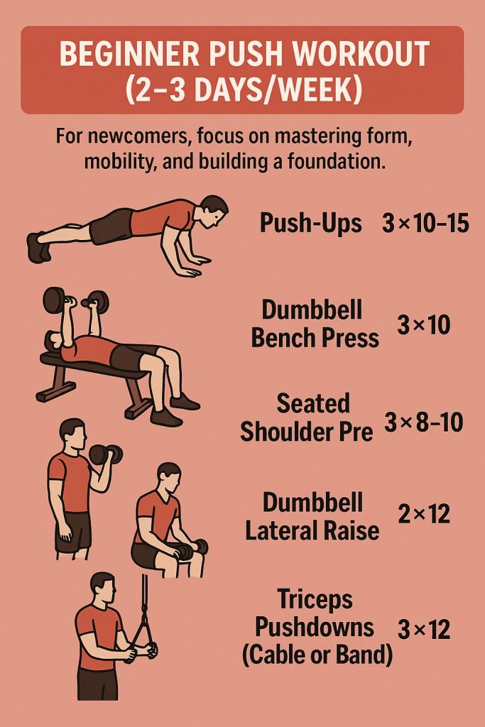 Beginner Push Workout (2–3 DaysWeek)