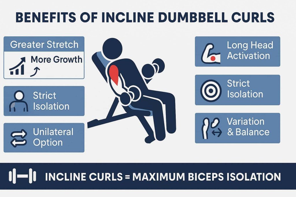 Benefits of Incline Dumbbell Curls