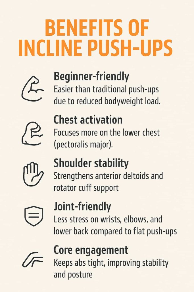 Benefits of Incline Push-Ups
