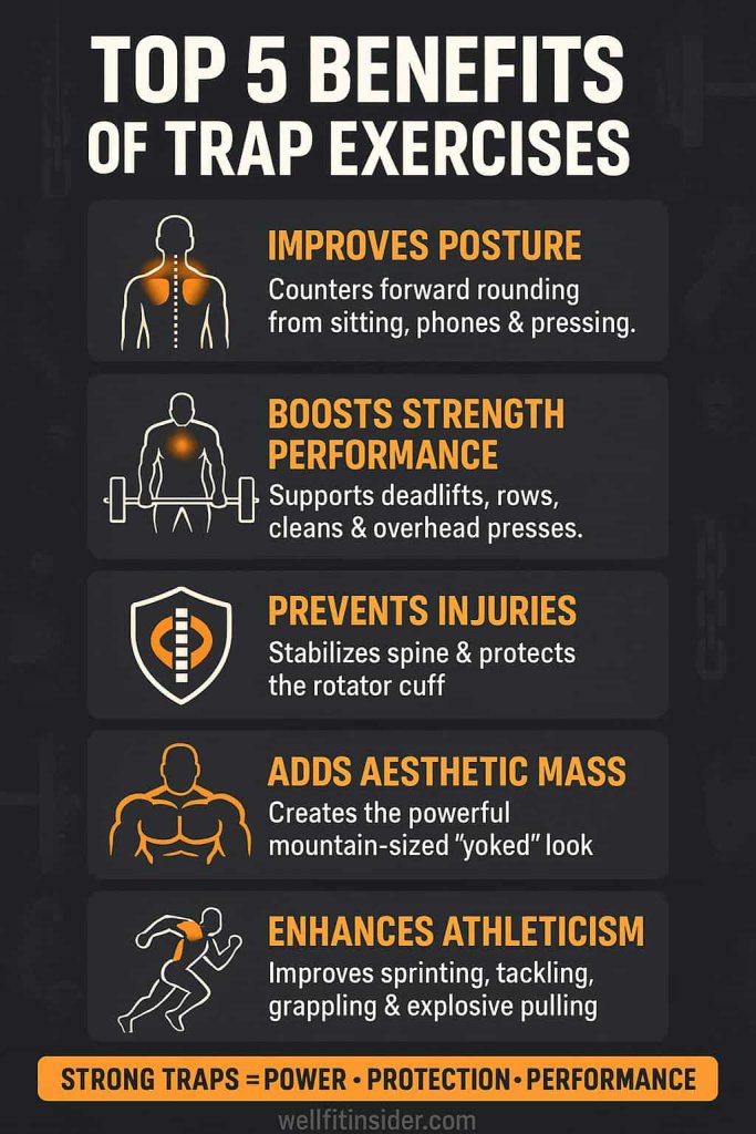 Benefits of Trap Exercises