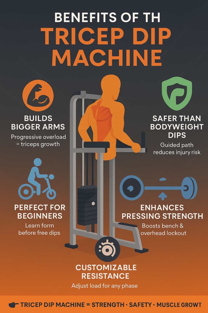 Benefits of Using the Tricep Dip Machine