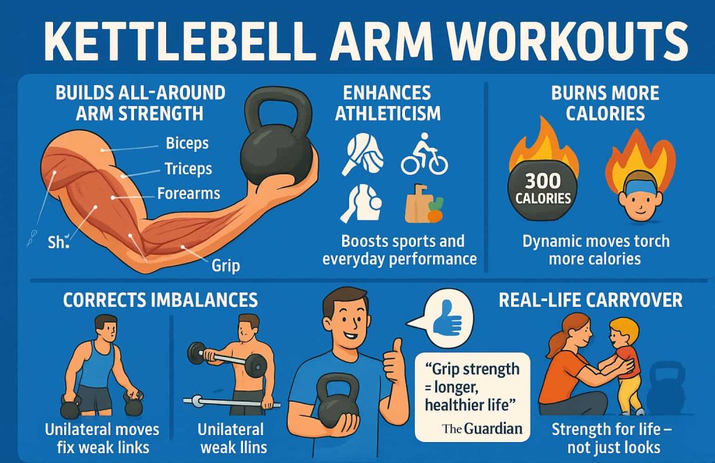 How Kettlebell Arm Workouts Boost Your Results