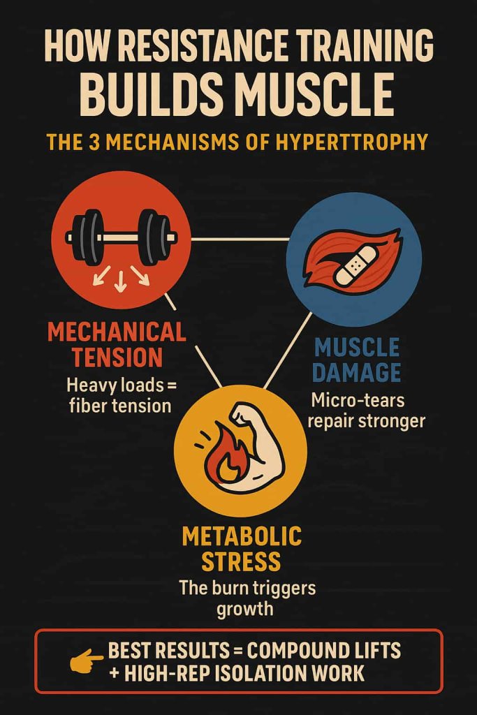 How Resistance Training Builds Muscle (Science of Hypertrophy)