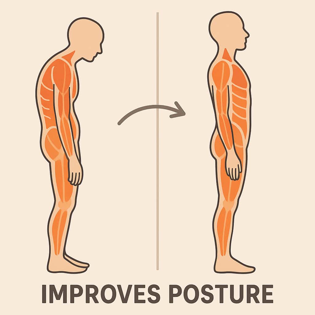 Improves Posture and Core Stability

