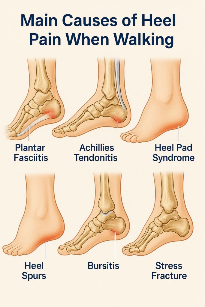 Main Causes of Heel Pain When Walking