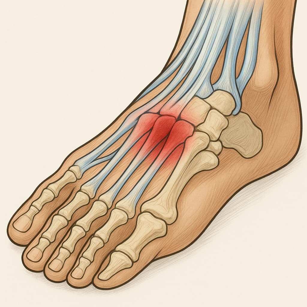 Pain on Top of Foot When Walking