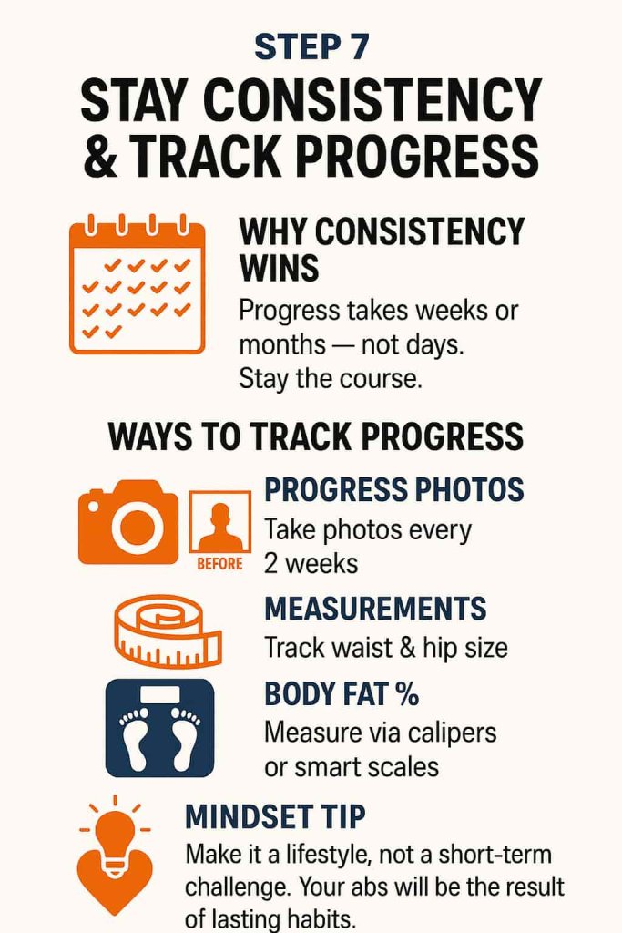 Stay Consistent and Track Progress