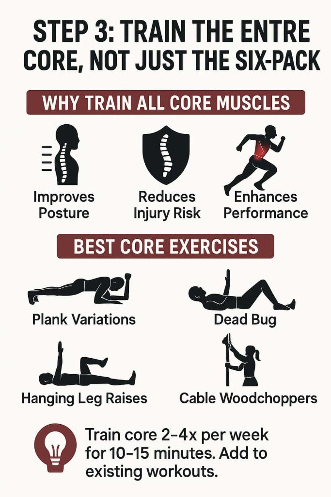 Train the Entire Core, Not Just the “Six-Pack” Muscle