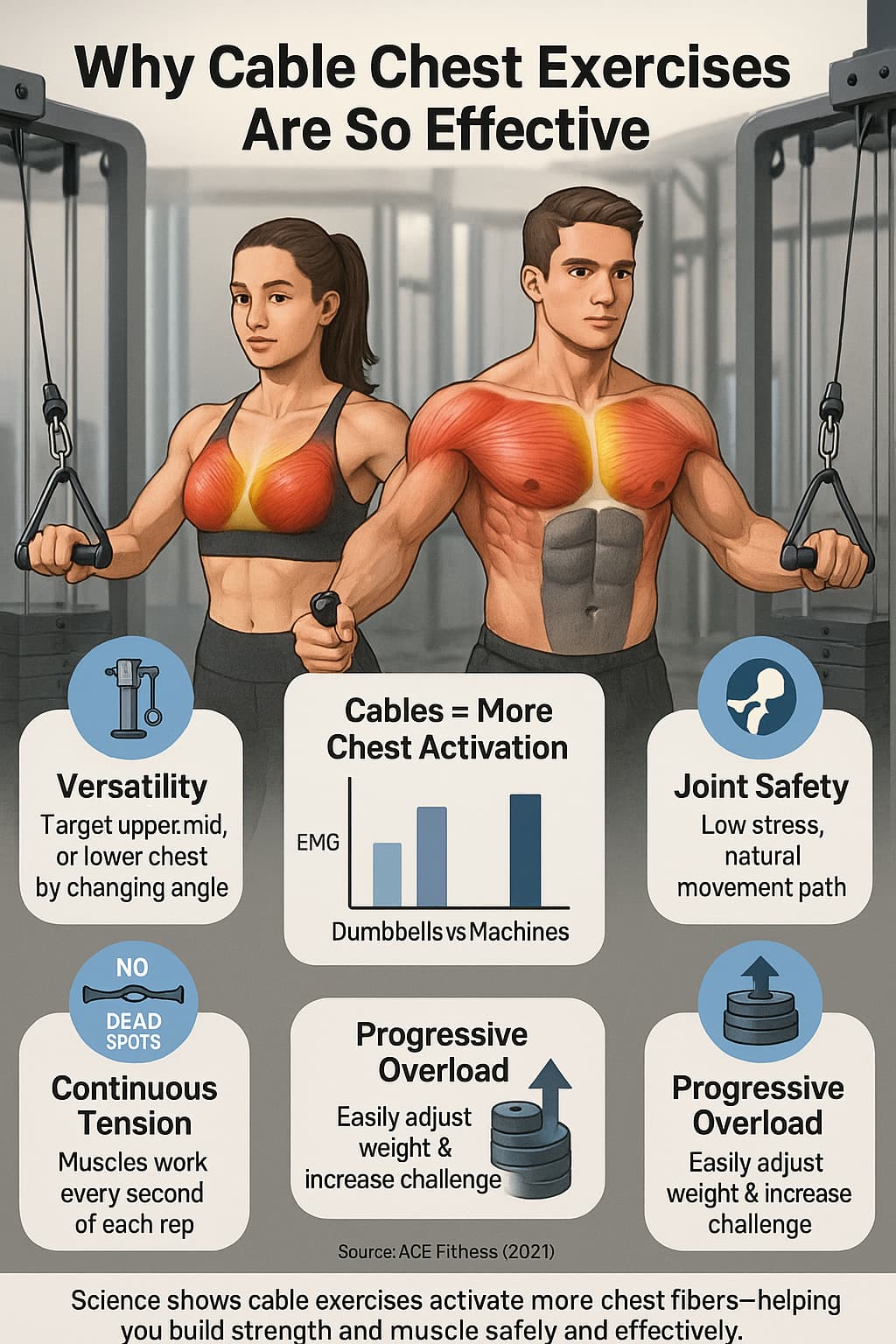 17 Best Cable Chest Exercises Backed by Science & Trainers