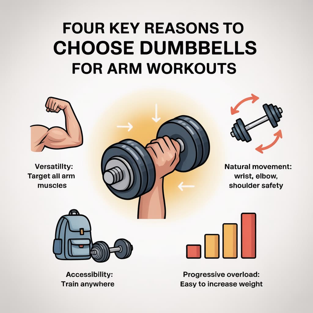 Why Choose Dumbbells for Arm Workouts