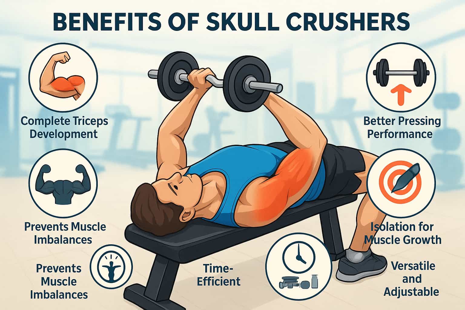 How to Do Skull Crushers: Form, Benefits, Variations & Pro Tips