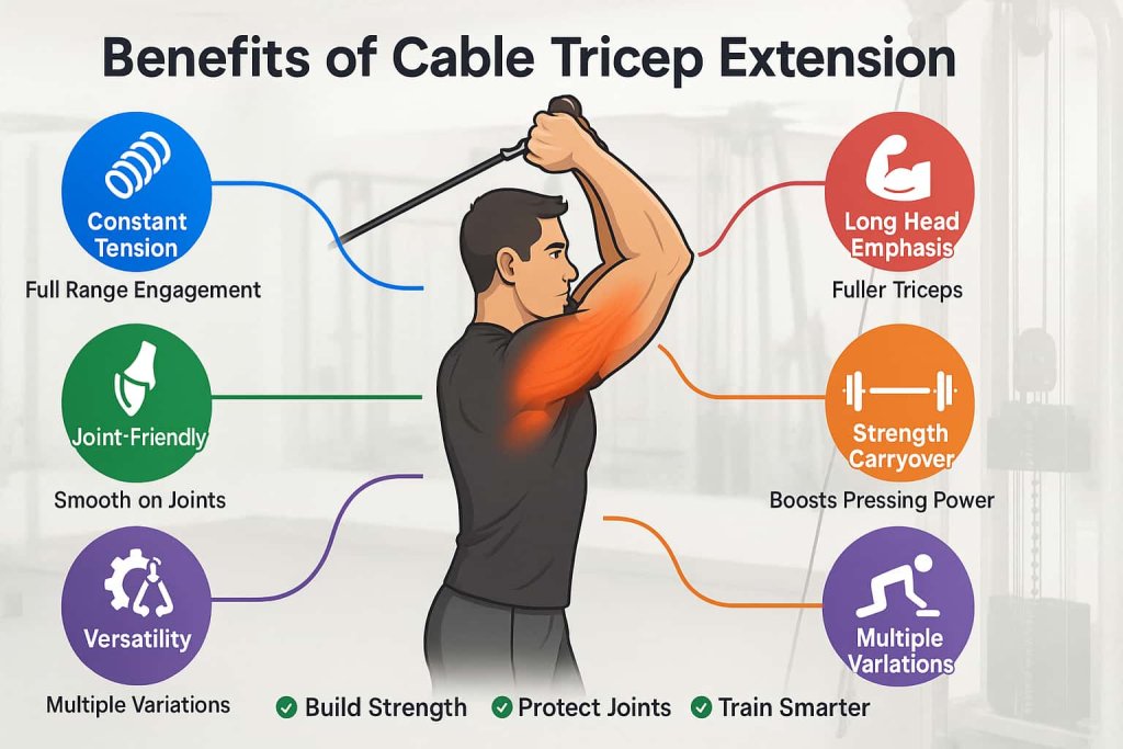 Benefits of Cable Tricep Extension