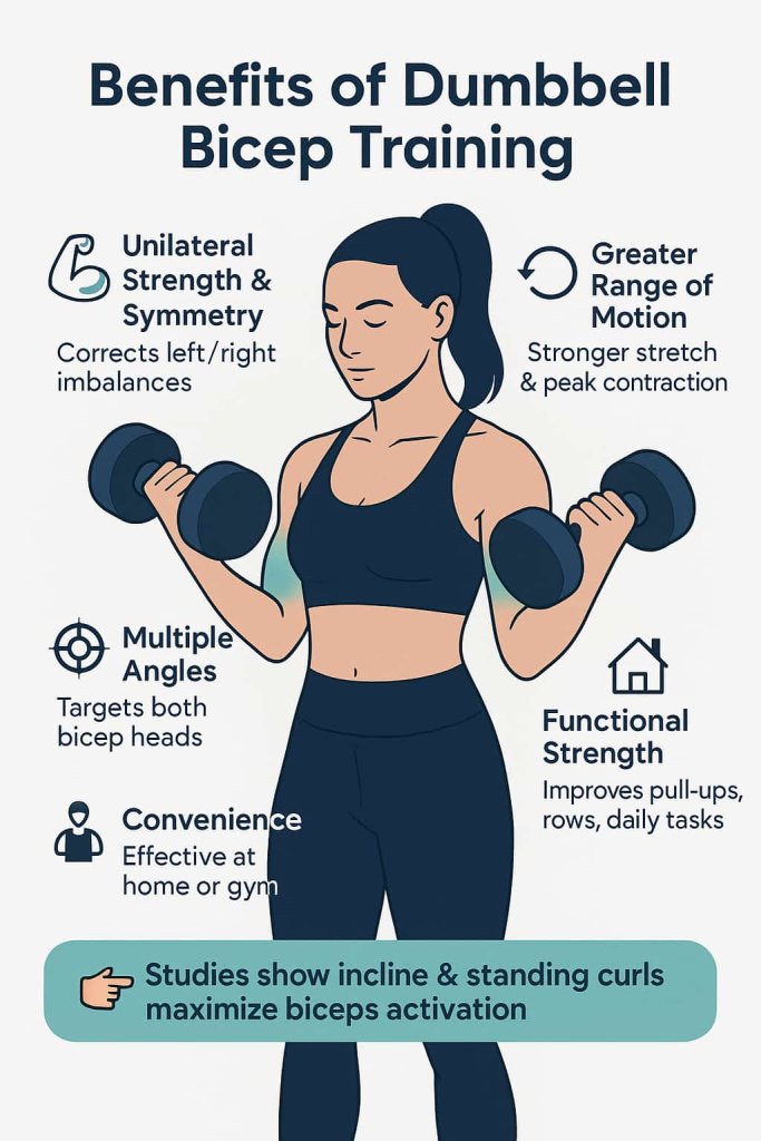 Benefits of Dumbbell Bicep Training