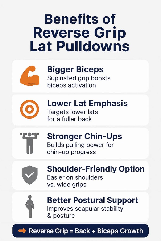 Benefits of Reverse Grip Lat Pulldowns