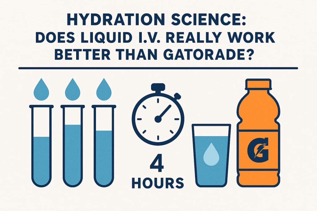 Hydration Science: Does Liquid I.V. Really Work Better Than Gatorade?
