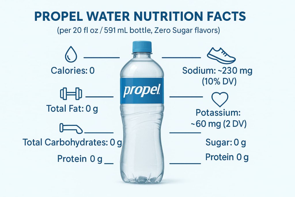 Propel Water Nutrition Facts