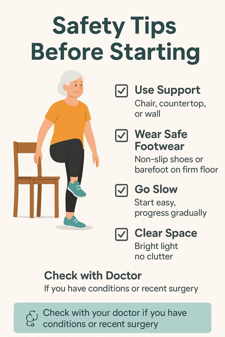 10 Best Balance Exercises for Seniors to Prevent Falls