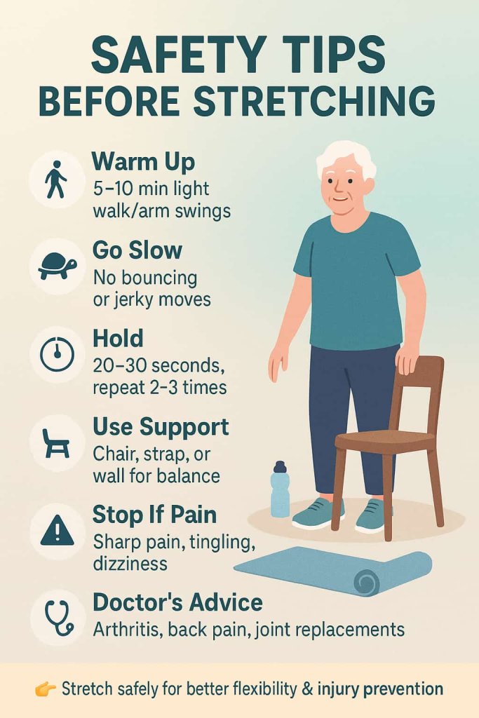 Safety Tips Before Stretching
