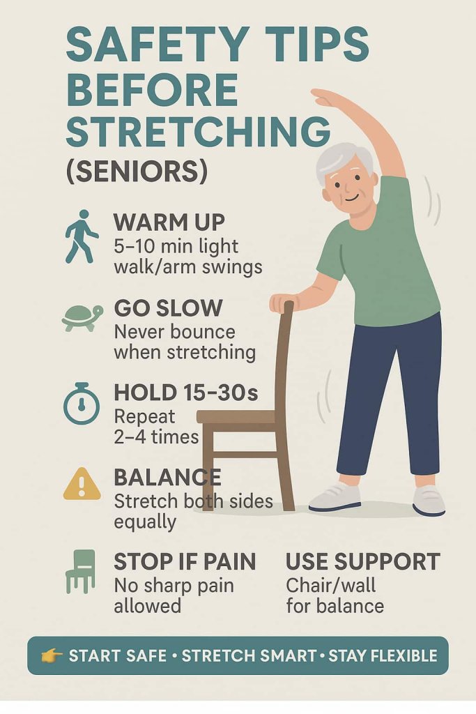 Safety Tips Before Stretching