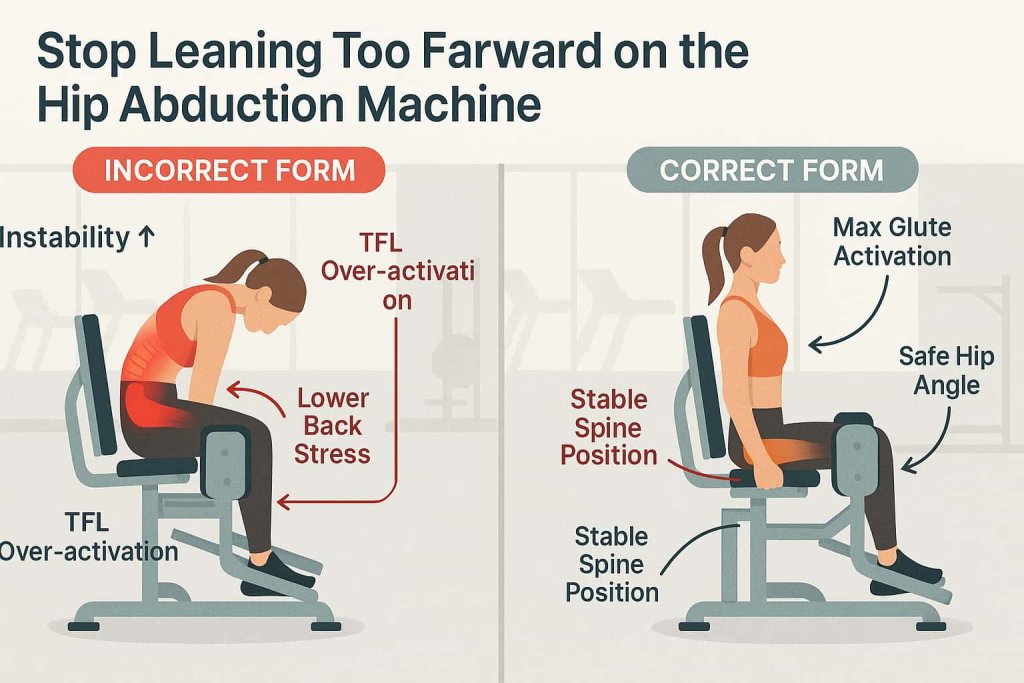 Stop Leaning Too Far Forward on the Hip Abduction Machine