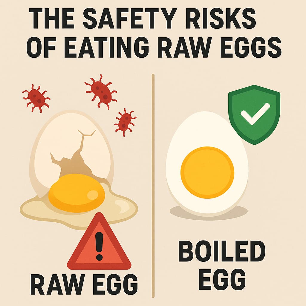 The Safety Risks of Eating Raw Eggs