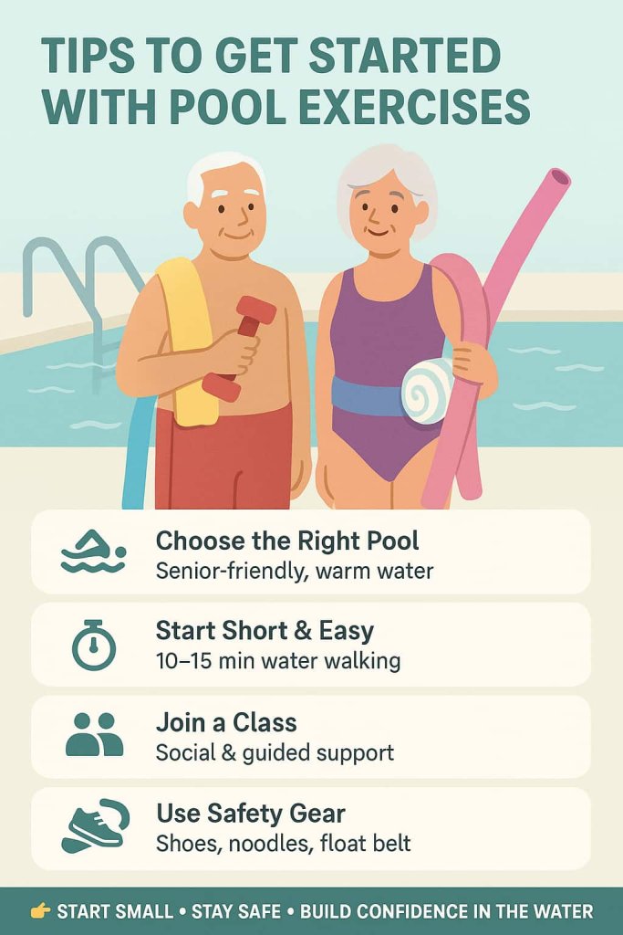 Tips to Get Started with Pool Exercises