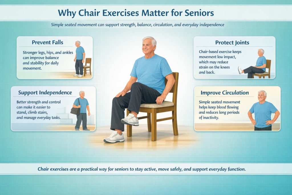 Why Chair Exercises Matter for Seniors