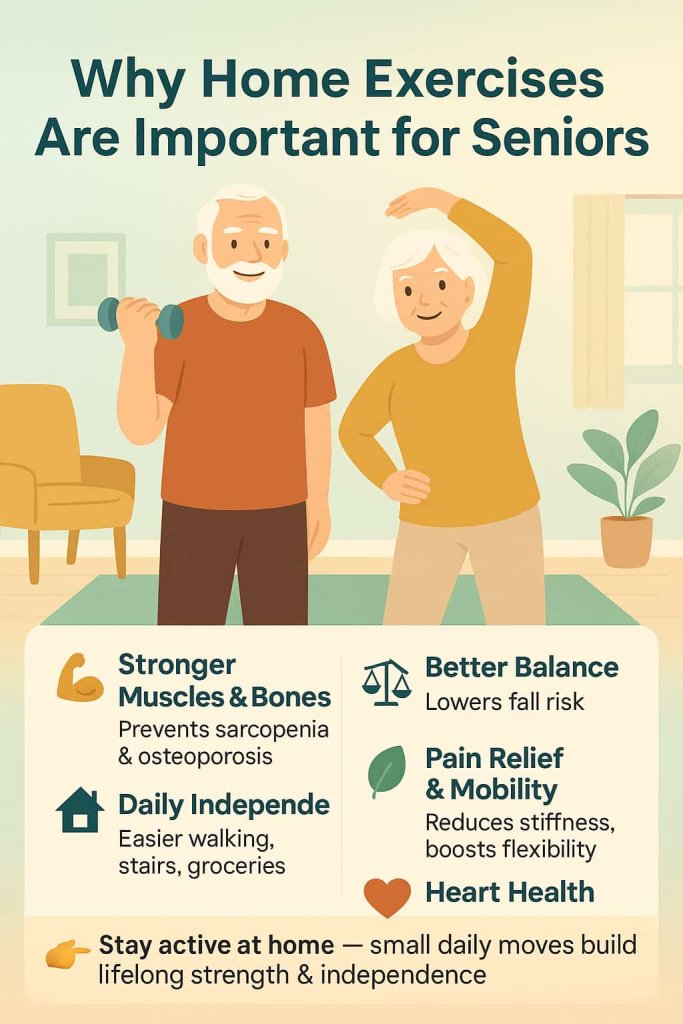 Why Home Exercises Are Important for Seniors