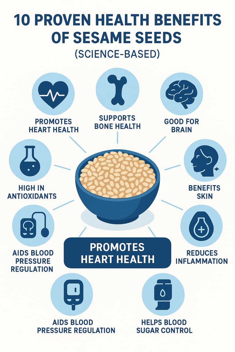 10 Proven Health Benefits of Sesame Seeds (Science-Based)