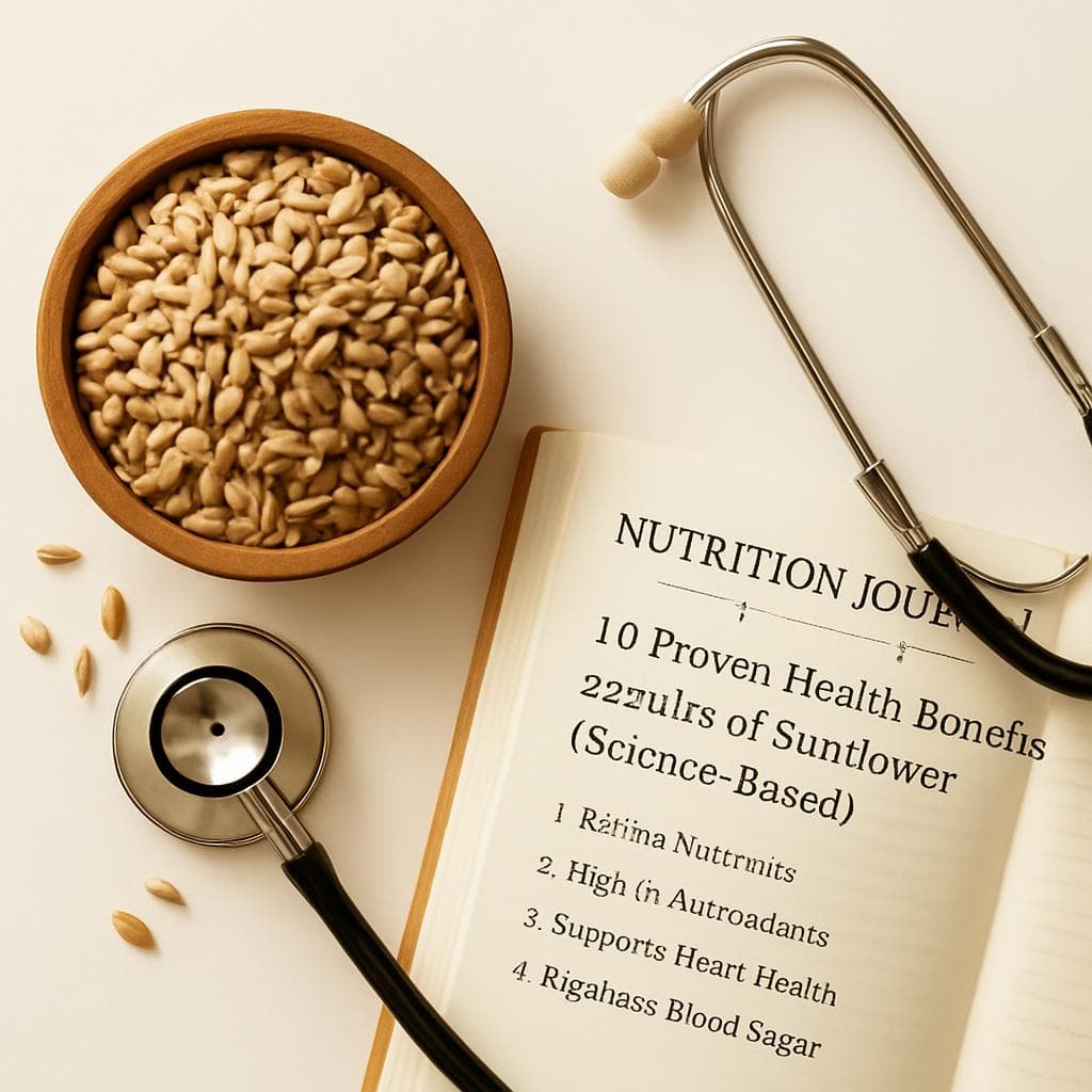 10 Proven Health Benefits of Sunflower Seeds (Science-Based)
