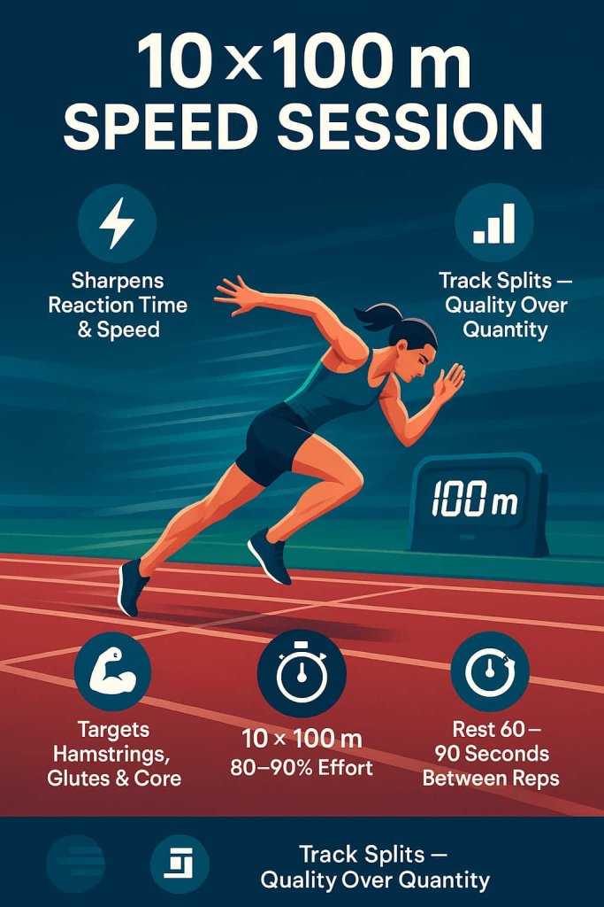 10 × 100 m Speed Session